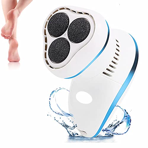 Rechargeable Electric Callus Remover for Feet - Professional Pedicure Tool with Built-in Vacuum, Dry Cracked Skin Care Kit | Perfect for Dead Skin Removal, At-Home Pedicures & Foot Spa Gifts