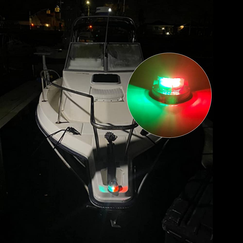 31MM 12V Marine LED Navigation Lights - White Festoon Boat Bow & Anchor Lights for Boats, Yachts, Sailboats (Pack of 2) | Perfect for Night Cruising, Docking & Water Safety