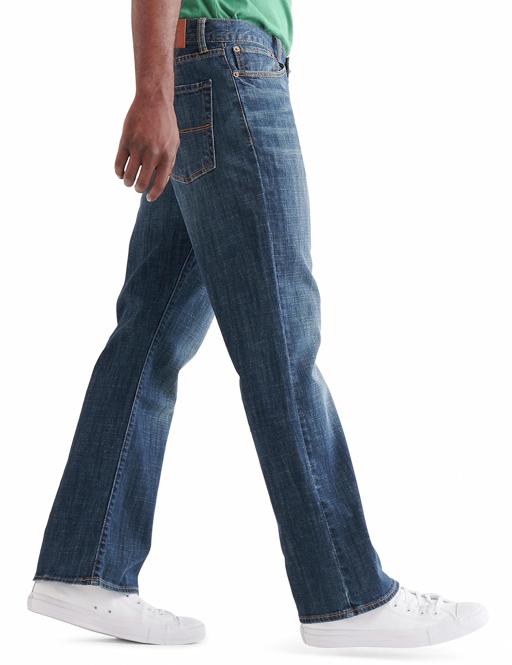 Lucky Brand Men's Slim Fit Stretch Denim Jeans - Comfortable Straight Leg Casual Pants for Everyday Wear | Perfect for Work, Weekend & Outdoor Activities