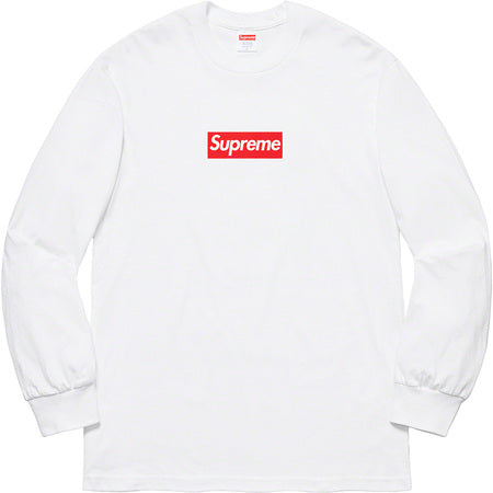 Supreme Box Logo Long Sleeve T-Shirt - White | Streetwear Fashion for Men & Women | Casual Wear & Urban Style Outfits