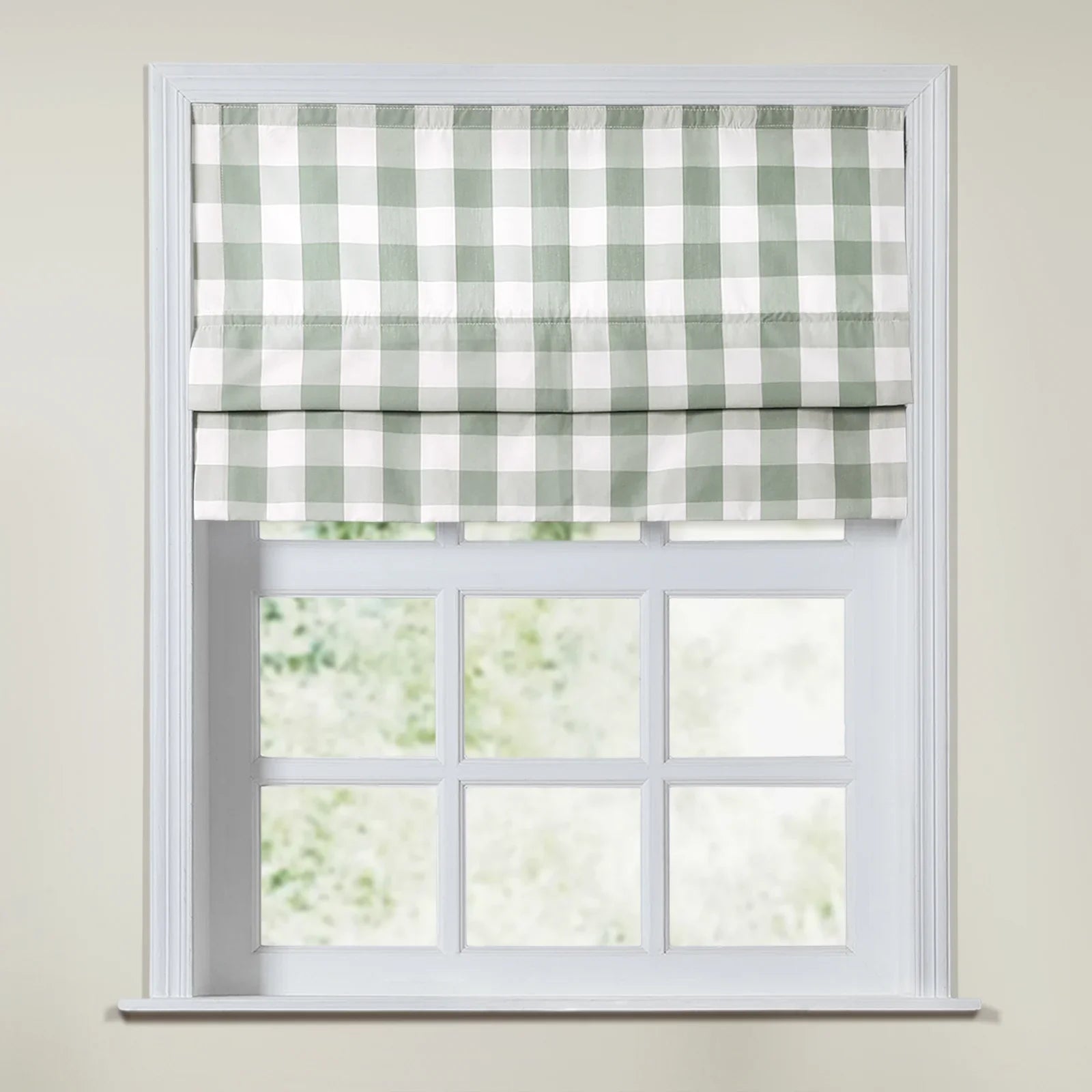 Stylish Celia Polyester Roman Shade with Cord Lift - Perfect for Living Room, Bedroom & Office Window Treatments