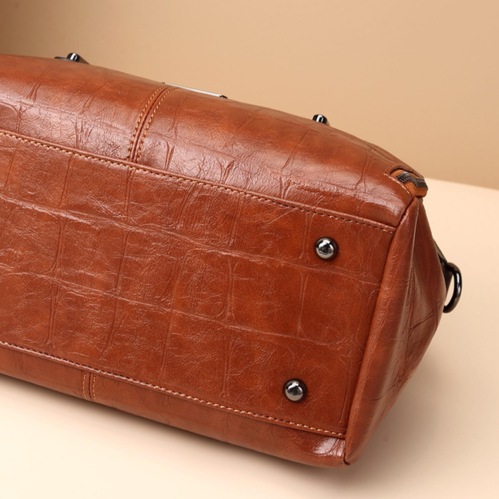 Vegan Leather Tote Bag for Women - Stylish Satchel Shoulder Bag with Multiple Compartments | Perfect for Work, Travel & Everyday Use | Eco-Friendly Handbag & Purse