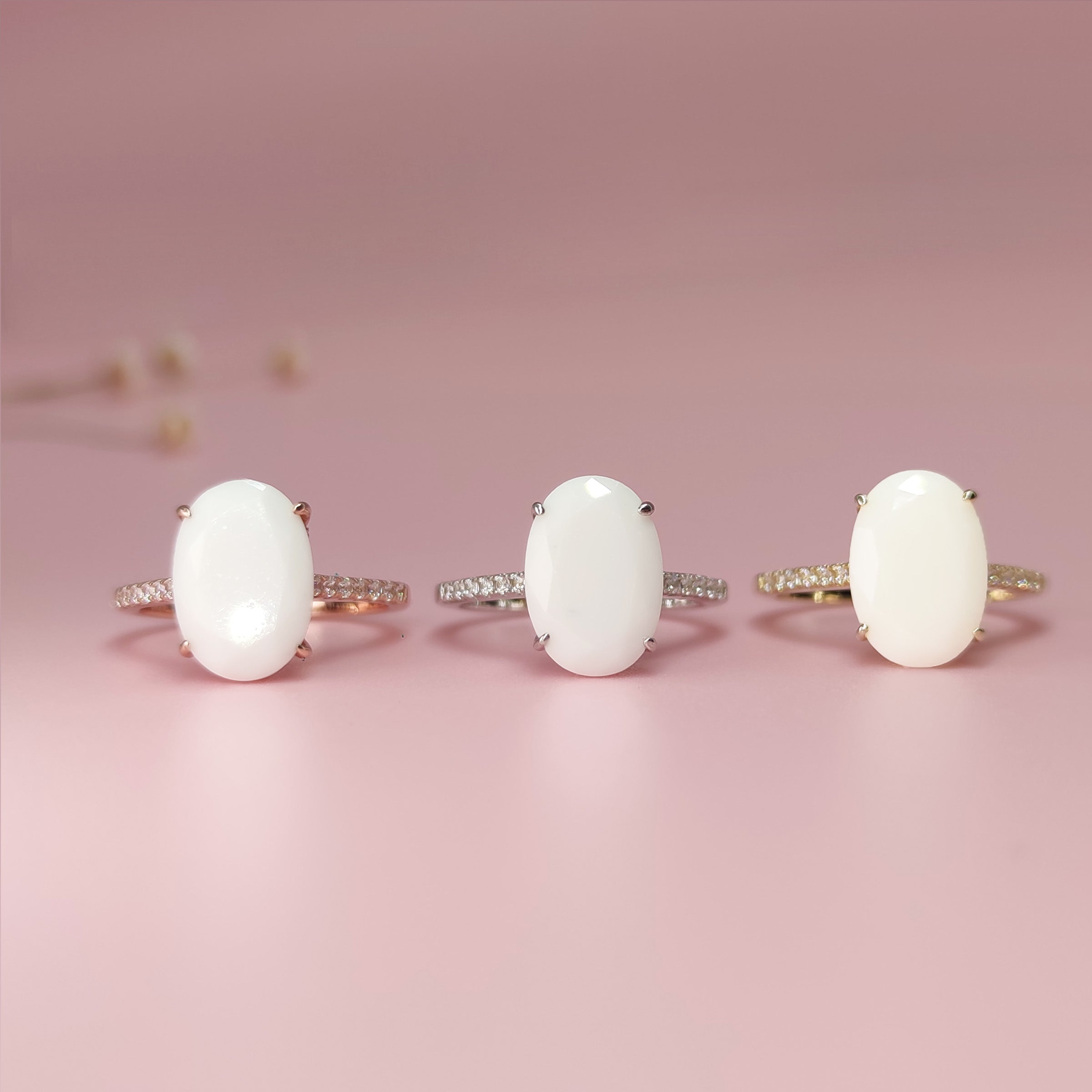 Oval Serenity Breastmilk Ring - Sterling Silver Keepsake Jewelry for Nursing Moms | Perfect Gift for Breastfeeding Mothers & New Moms