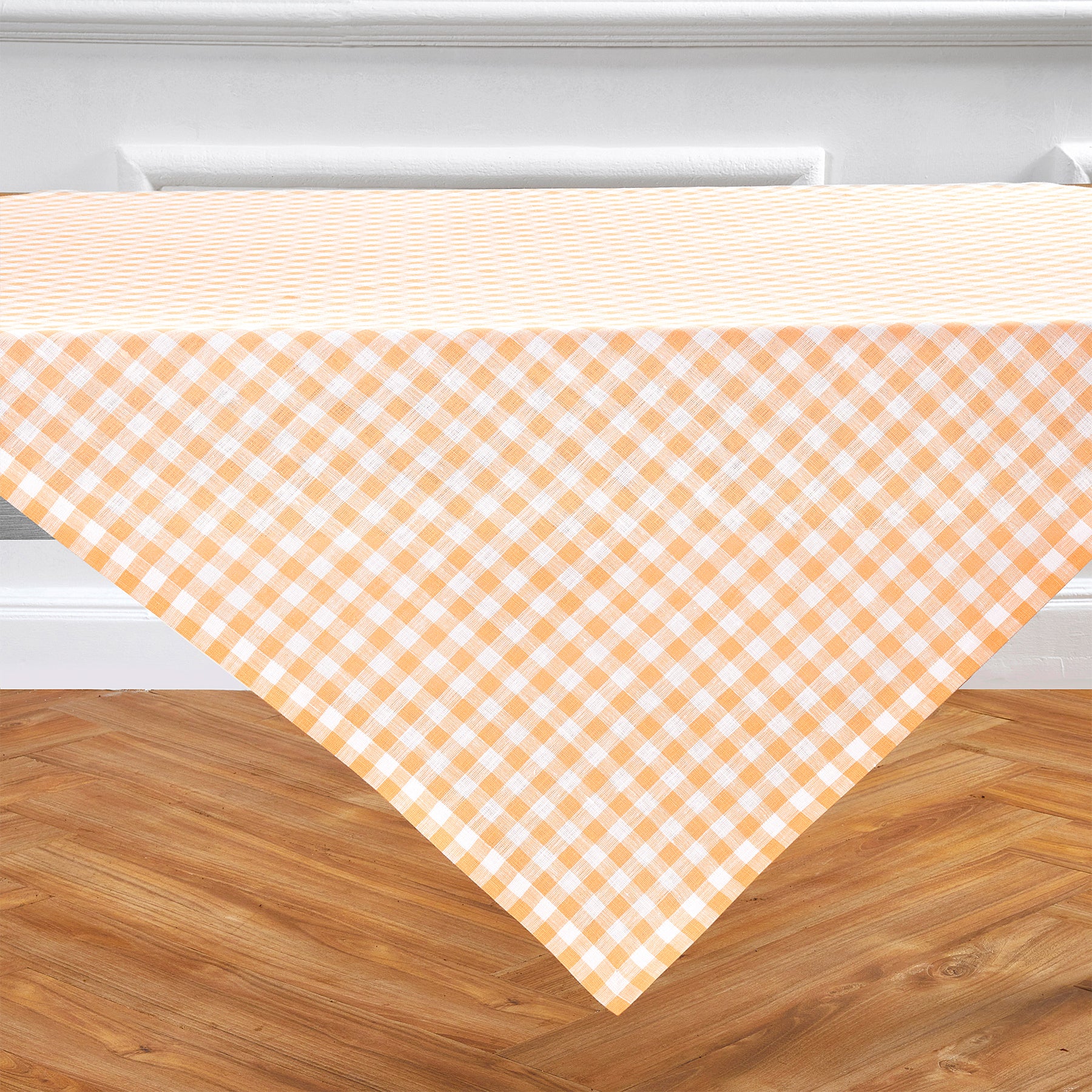 Classic Gingham Table Throw - Stylish Cotton Tablecloth for Dining, Picnics & Outdoor Events - Perfect for Kitchen, Party & Home Decor