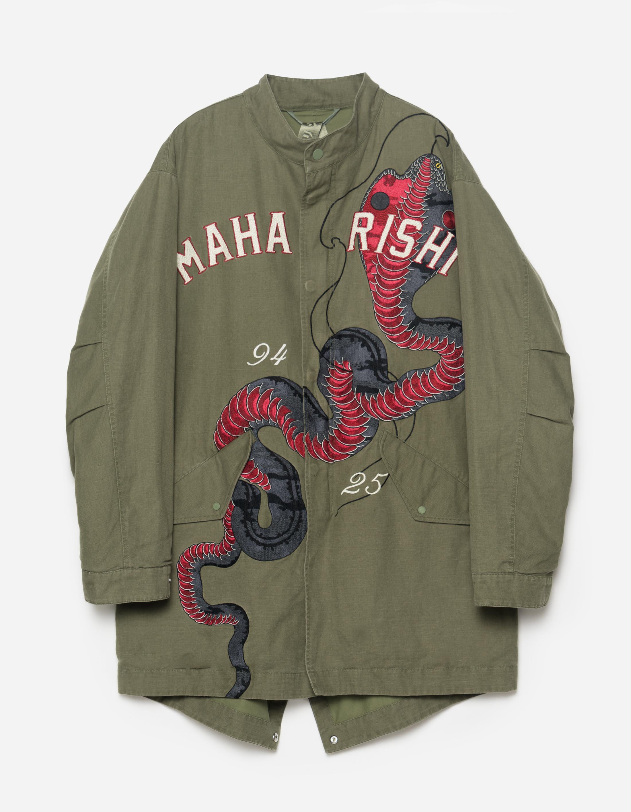 Men's 6036 Cobra M65 Fishtail Parka Jacket - Military Style Olive Green Outerwear for Outdoor Adventures & Urban Fashion