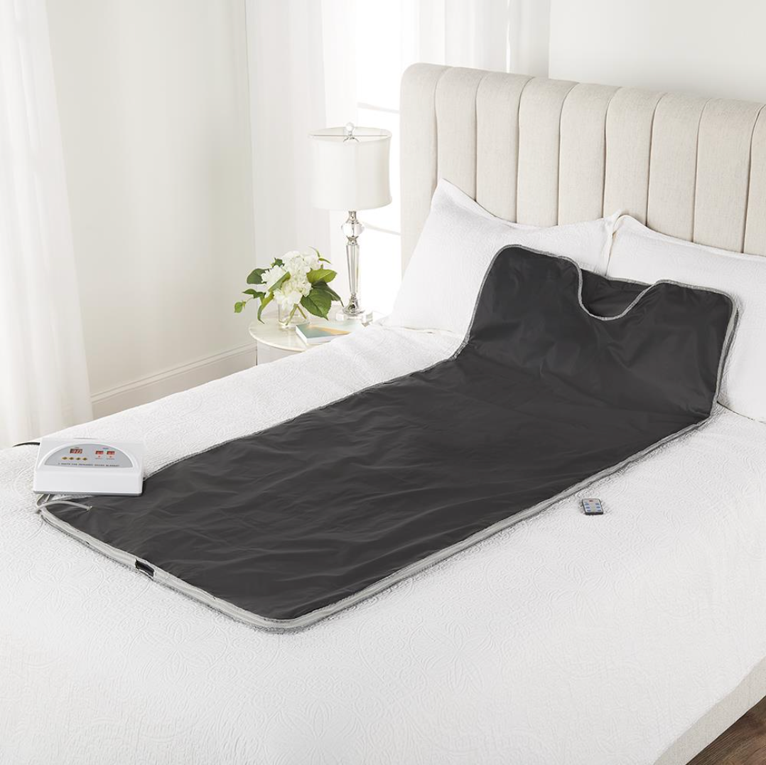 Far Infrared Sauna Blanket for Home Use - Portable Full Body Detox & Relaxation Therapy - Perfect for Stress Relief, Pain Management, and Weight Loss at Home or Gym
