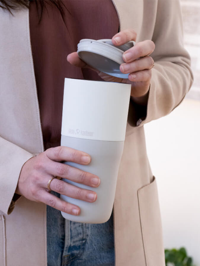 Klean Kanteen Rise 26oz (769ml) Insulated Tumbler with Flip Lid - Leakproof Stainless Steel Travel Mug for Coffee, Tea & Cold Drinks - Perfect for Office, Commuting & Outdoor Activities