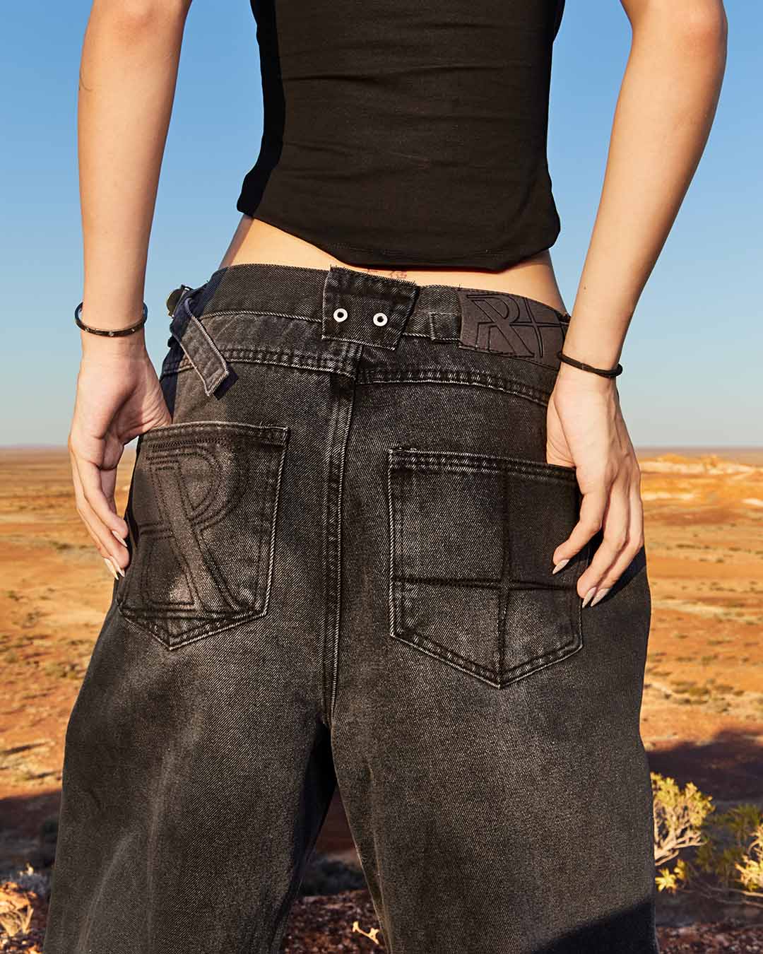SSS Realism Signature Denim Washed Black Jeans for Men - Stylish & Comfortable for Casual Wear, Night Out & Everyday Fashion