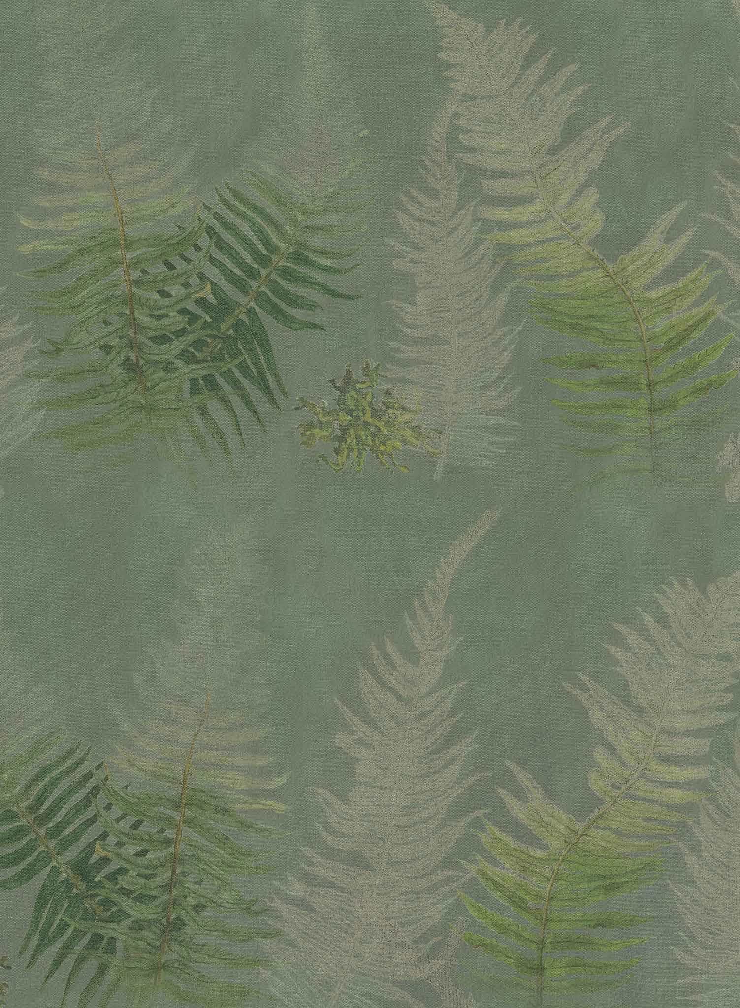 Leafy Trails Nature-Inspired Wallpaper - Botanical Forest Design for Home Decor | Perfect for Living Room, Bedroom & Nursery
