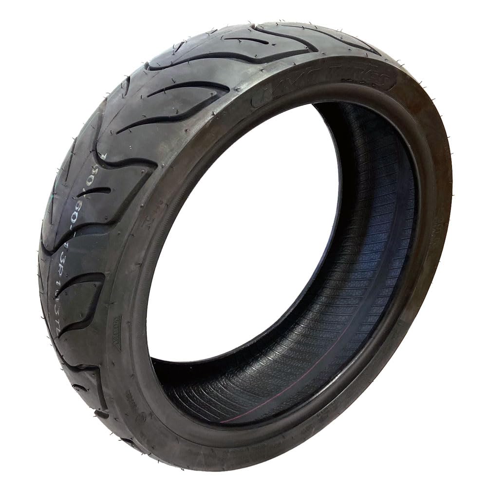 MMG Set of 2 Tubeless Motorcycle Tires 130/60-13 for Scooter & Moped - Front or Rear Wheel Replacement | Perfect for City Commuting & Daily Rides
