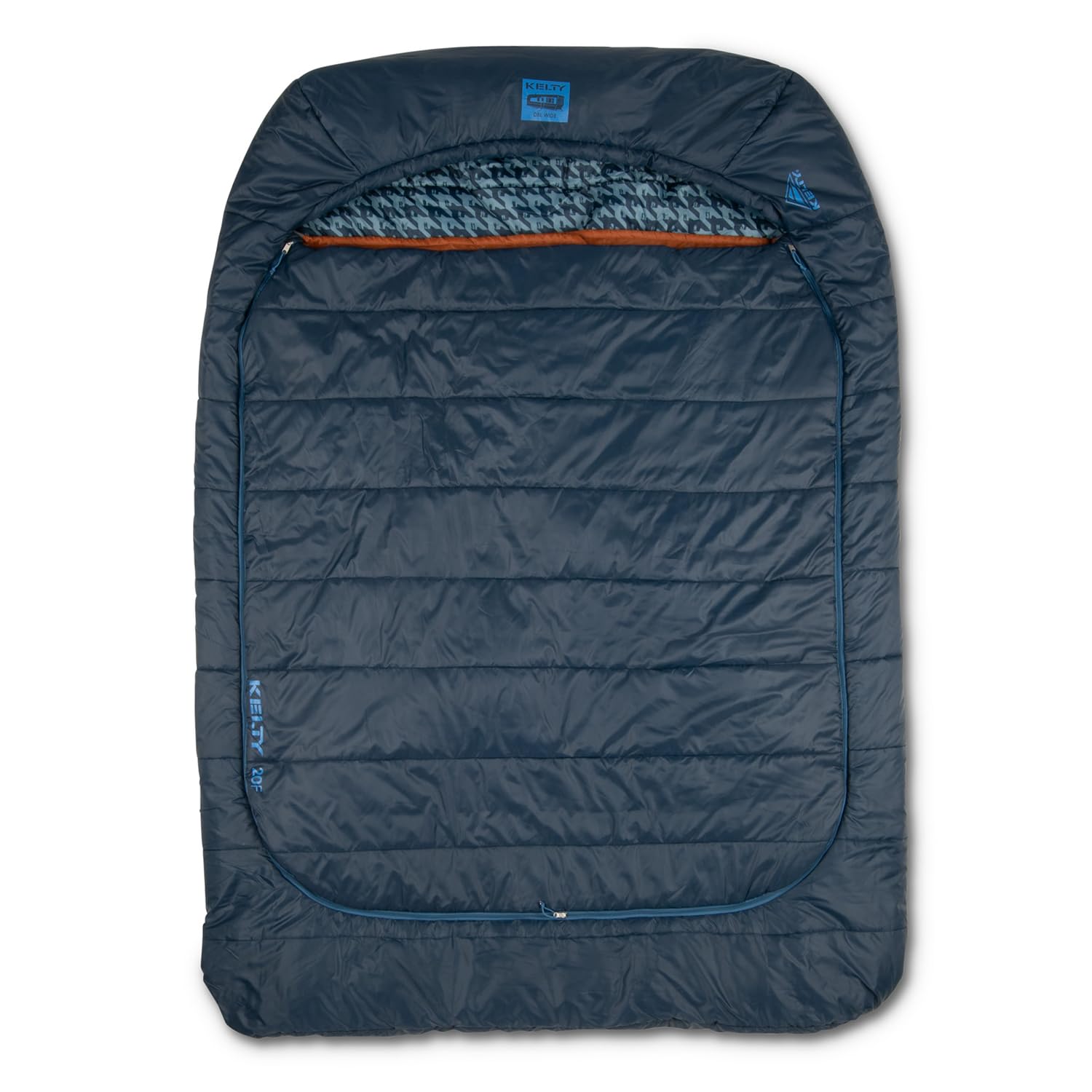 Kelty Tru.Comfort Doublewide 20 Degree Sleeping Bag - 2 Person Synthetic Camping Sleeping Bag for Couples & Family | Warm & Spacious for Backpacking, Hiking & Outdoor Adventures