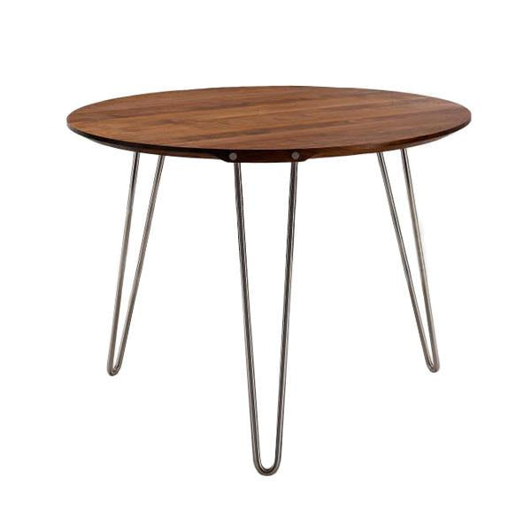 GM6600 & GM6700 Round Extendable Dining Table - Expandable for 6 to 8 People - Perfect for Family Gatherings & Dinner Parties