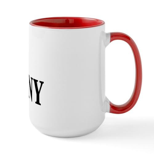 White/Red Inside - I Heart Germany Large Mug