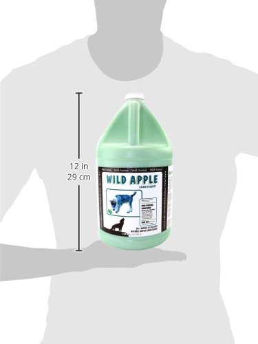 Wild Animal Wild Apple 50:1 Concentrate Gallon Conditioner for Horses & Livestock - Promotes Healthy Coat & Skin - Ideal for Show Animals, Daily Grooming & Winter Care
