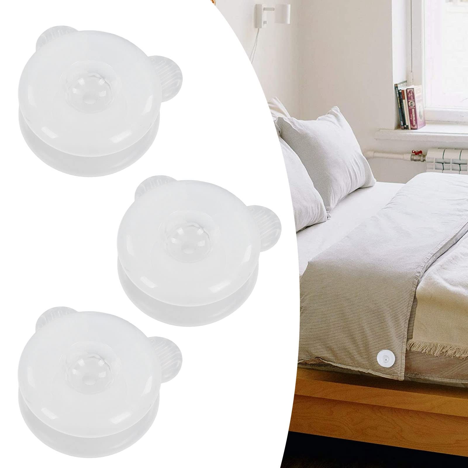 TOPINCN 20 Sets Quilt Fixing Clips - Non-Slip Duvet Holder, Bedding Fasteners for Quilt Cover, Bed Sheet & Comforter - Perfect for Home, Hotel & Dormitory Use
