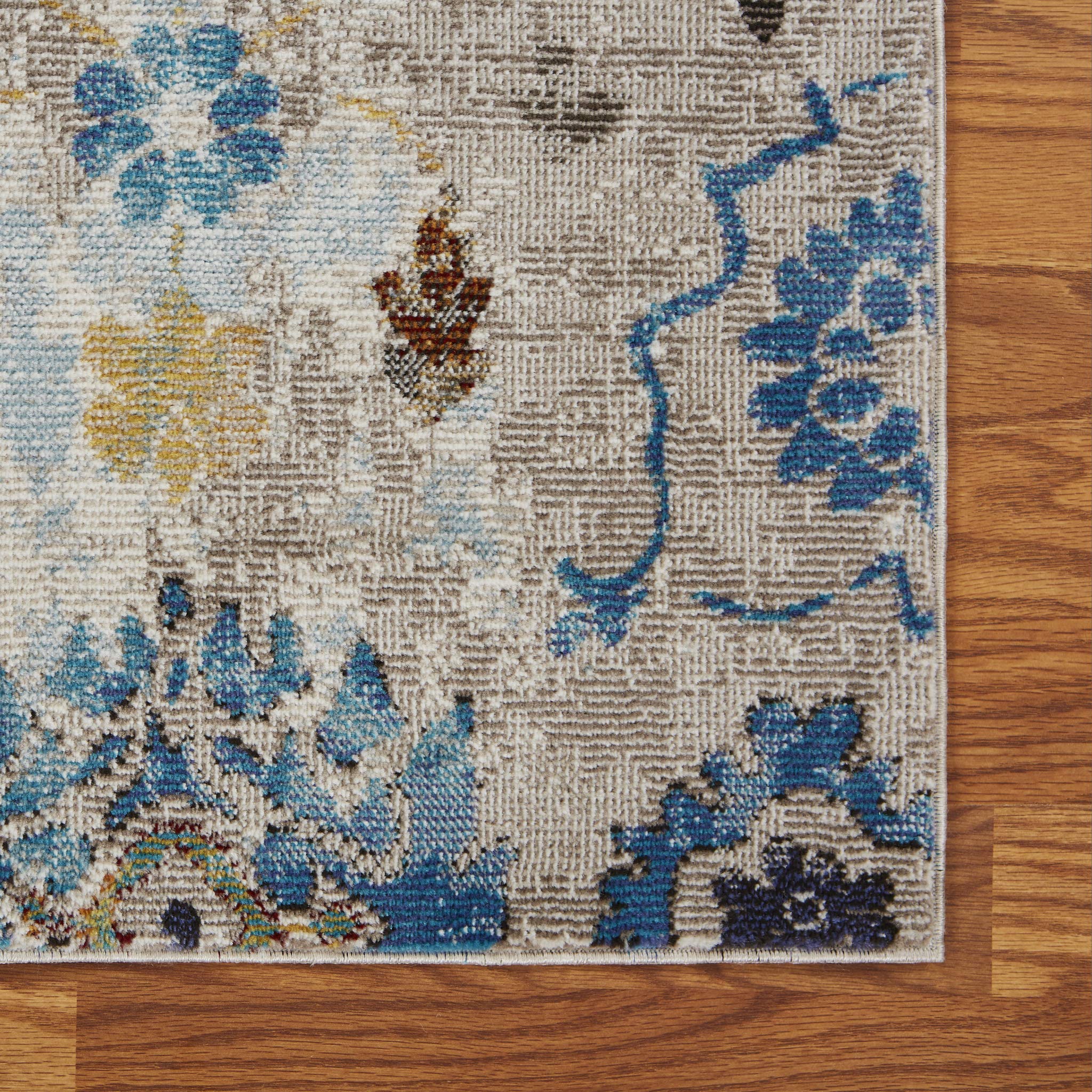 LR Home Gala Collection 8' x 10' Beige Multi Area Rug - Perfect for Living Room, Bedroom & Home Decor