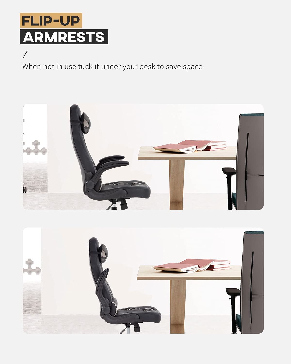 Ergonomic Gaming Chair with Headrest & Lumbar Support - High Back PU Leather PC Office Chair for Home & Work - Adjustable Armrests Racing Style Computer Desk Chair (Camo) - Perfect for Gamers, Remote Workers & Home Office Setup