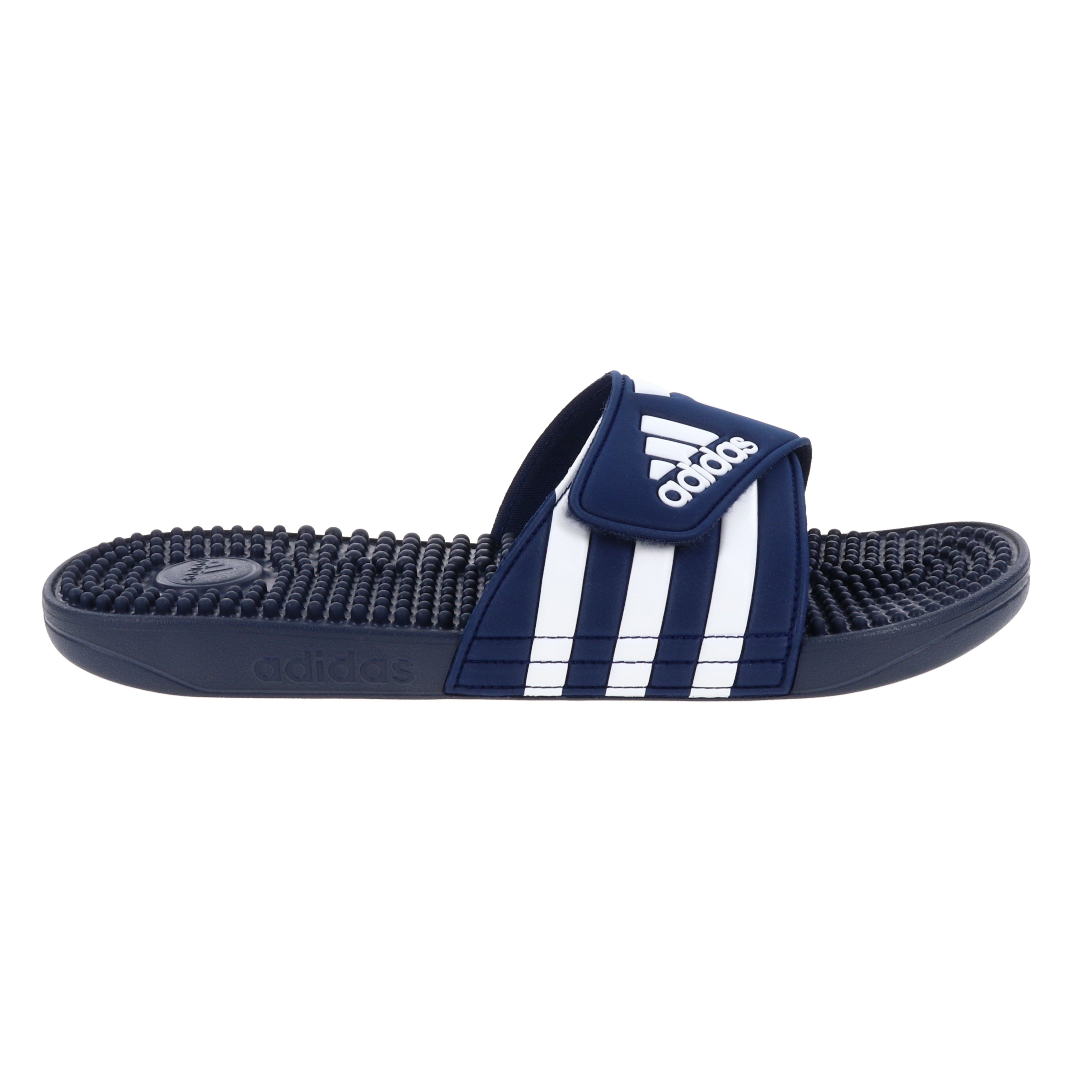 Adidas Adissage Navy Blue Slides for Men & Women - Comfortable Massage Sandals for Home, Pool, Beach & Gym Use