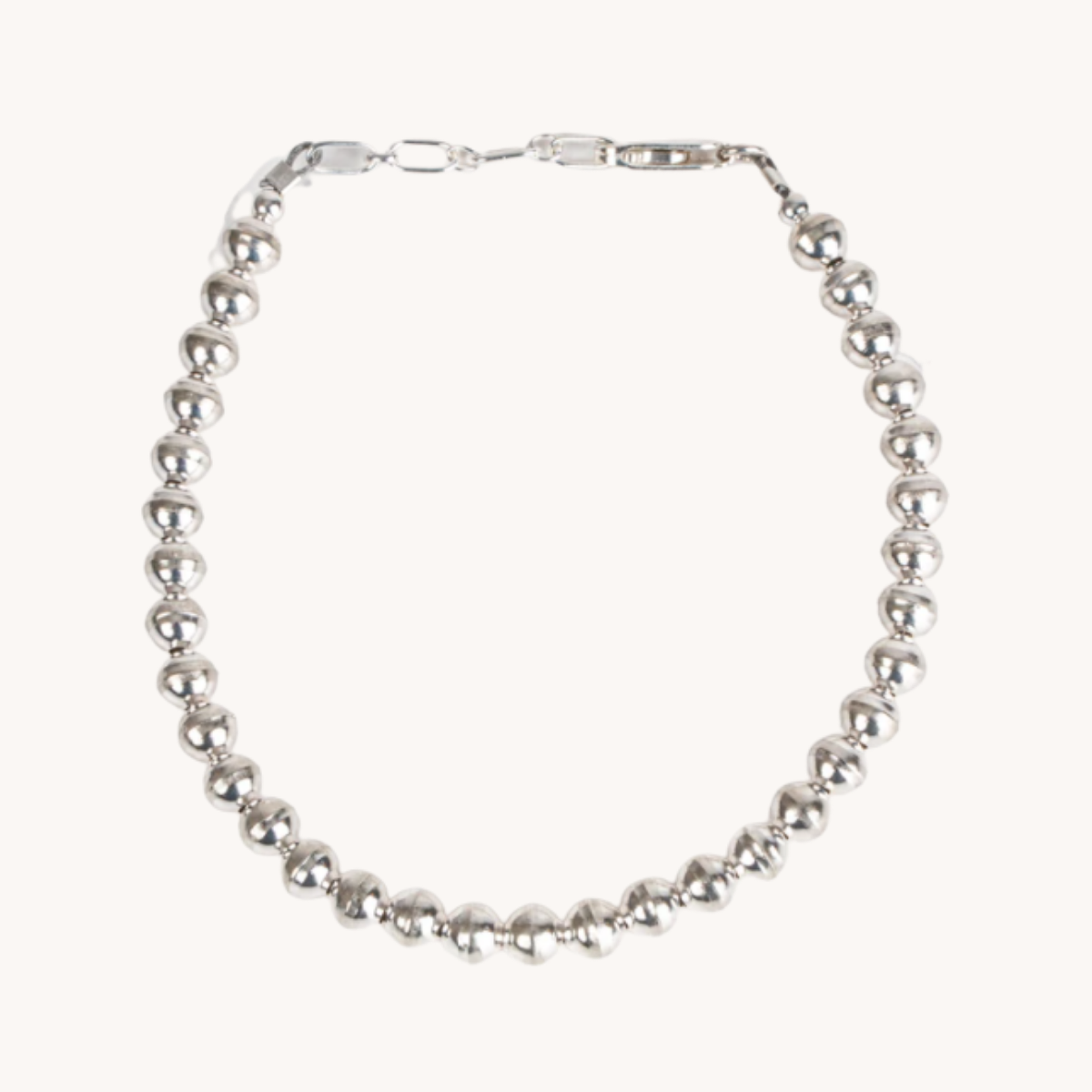 Classic Silver Pearl Bracelet 5mm - Elegant Desert Blossom Design for Women | Perfect for Weddings, Parties & Everyday Wear