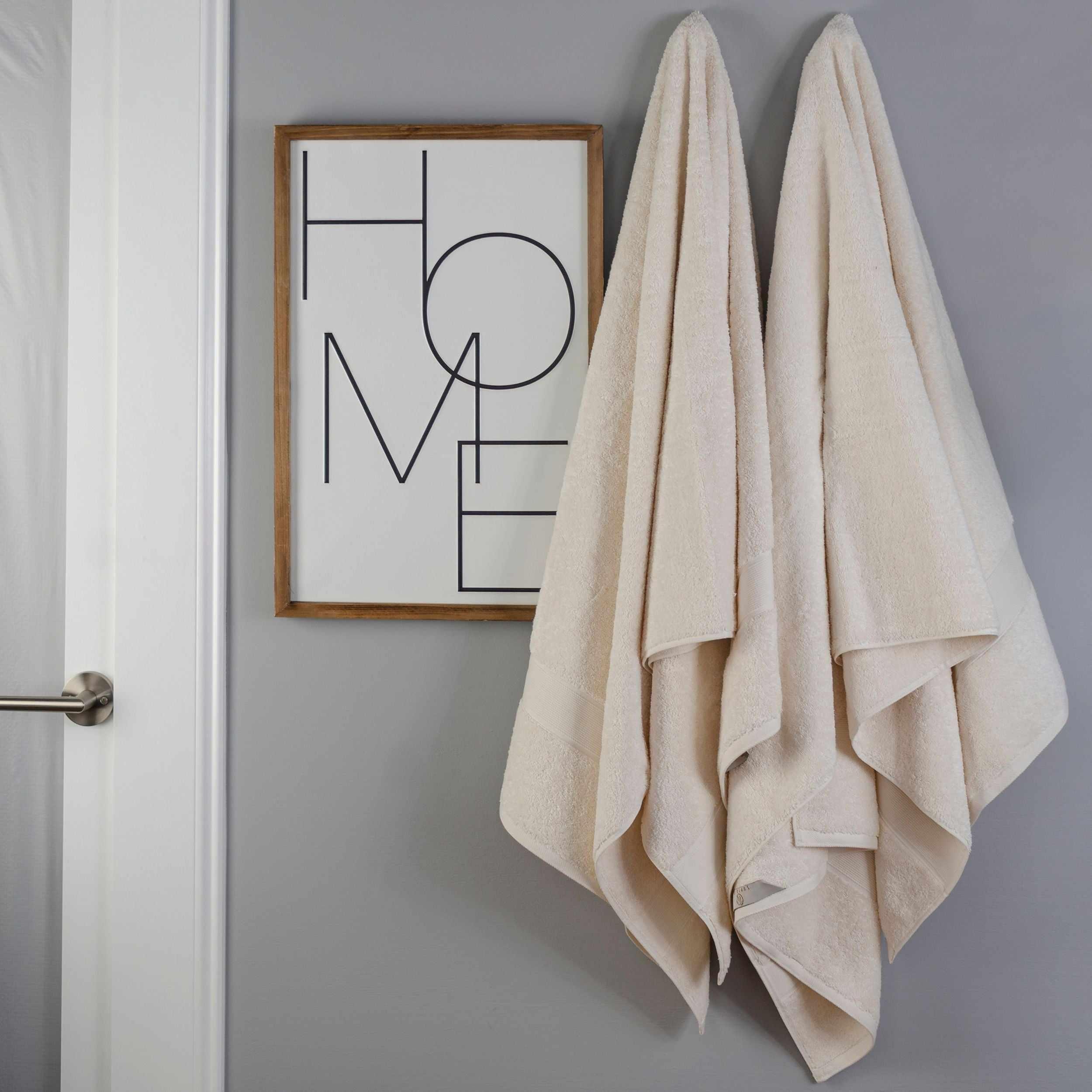 Premium Organic Cotton 650 GSM 2-Piece Bath Sheet Set - Ultra Soft & Absorbent Luxury Towels for Spa, Hotel & Home Bathroom