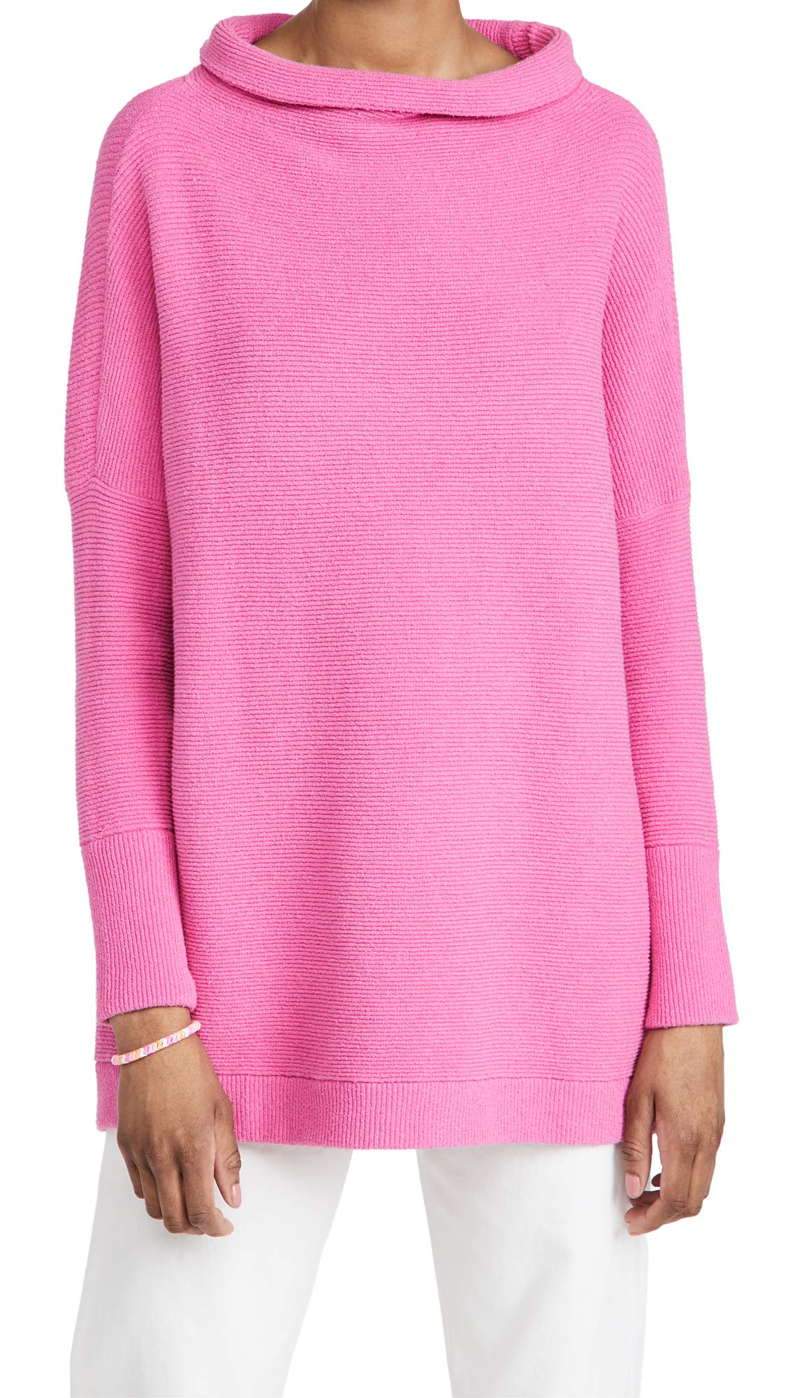 Free People Women's Ottoman Slouchy Tunic Top - Boho Chic Long Sleeve Blouse for Casual Wear, Layering & Fall Fashion