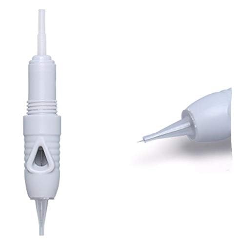 5Pcs 1R Cartridge Needles for PMU Machine - Permanent Makeup Needles for Eyebrows & Lips - Disposable Tattoo Needles (8mm Diameter) - Perfect for Microblading & Cosmetic Tattooing Professionals