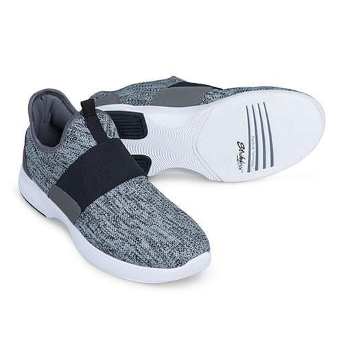 KR Strikeforce Men's Newport Charcoal/Black Bowling Shoes - Lightweight Comfort for League Play & Tournament Bowling