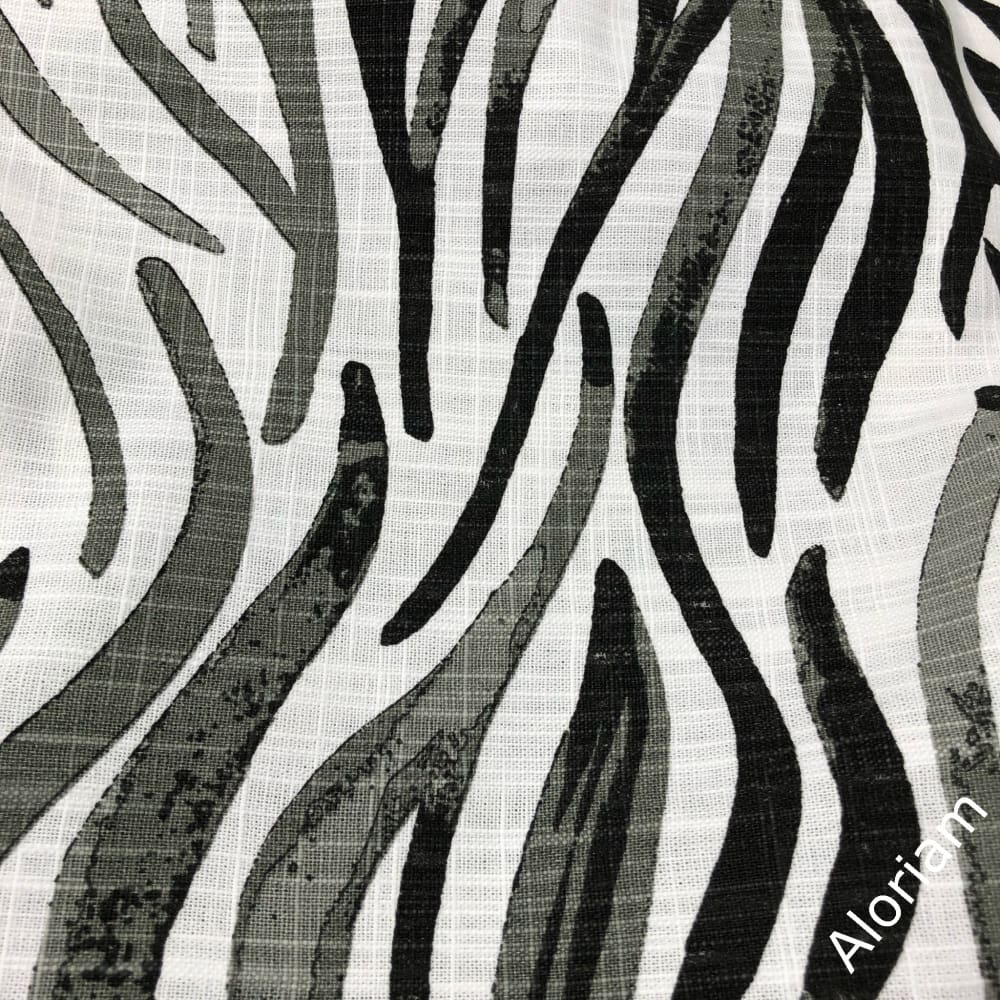 Otto Black and White Waves Cotton Pillow Cover - Soft Decorative Throw Pillow Case for Sofa, Bed, Couch - Home Decor Accent for Living Room, Bedroom
