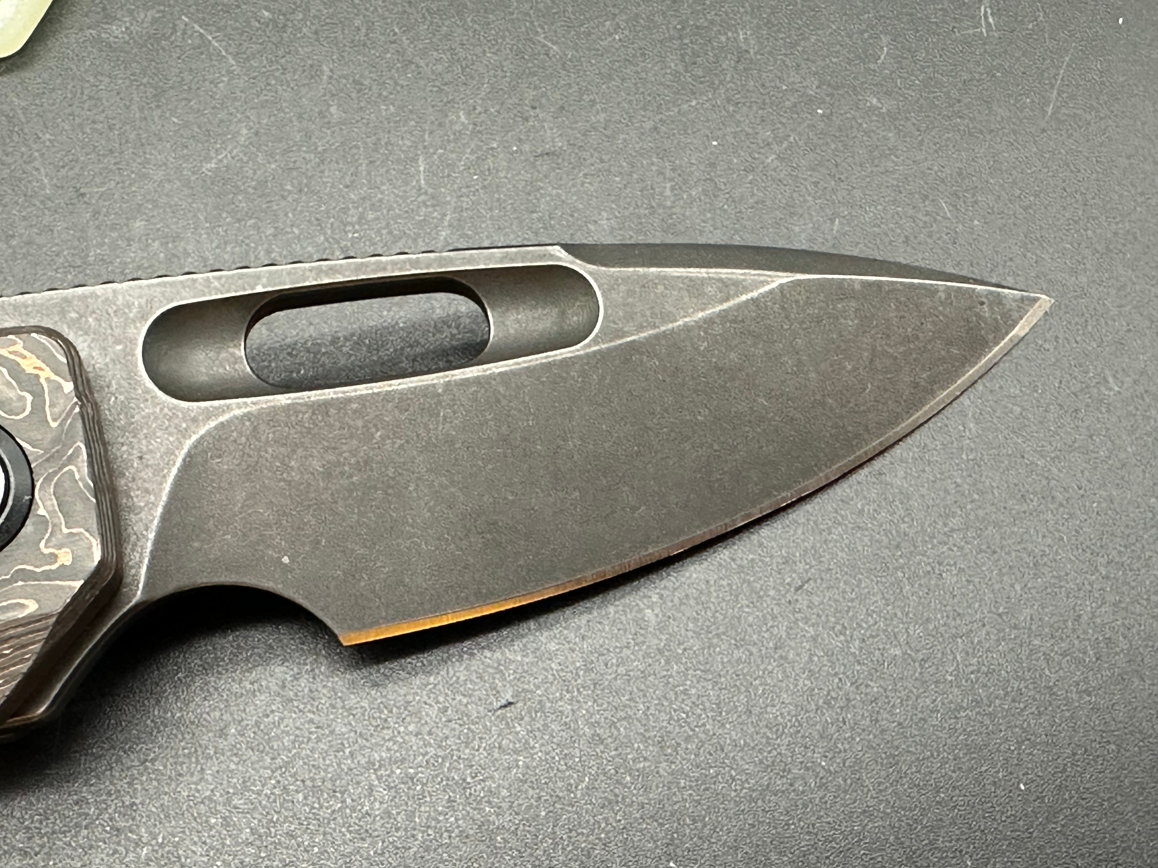 EMPEDC Nymble First Production Run Liner Lock Folding Knife with Custom Scales - Perfect for Everyday Carry, Outdoor Adventures & Collecting
