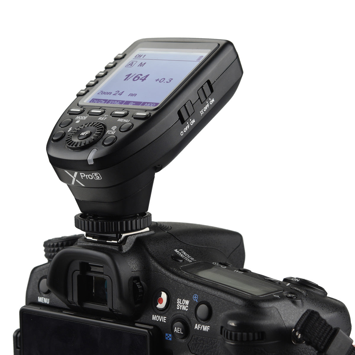 Godox XProS TTL Wireless Flash Trigger for Sony Cameras - Professional Off-Camera Flash Transmitter for Photography & Studio Lighting