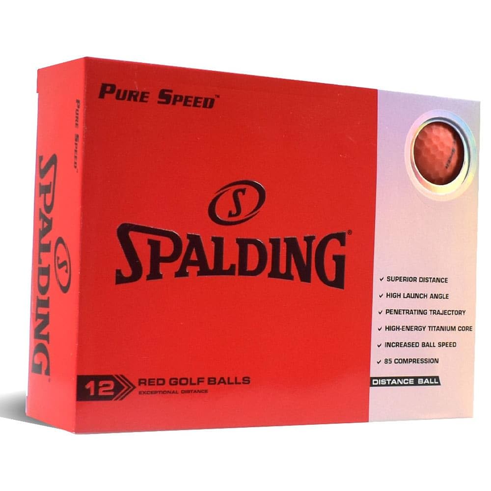 Spalding Pure Speed Basketball 12-Pack - Official Size 7 Red Rubber Outdoor/Indoor Basketballs for Training, Games & Team Sports