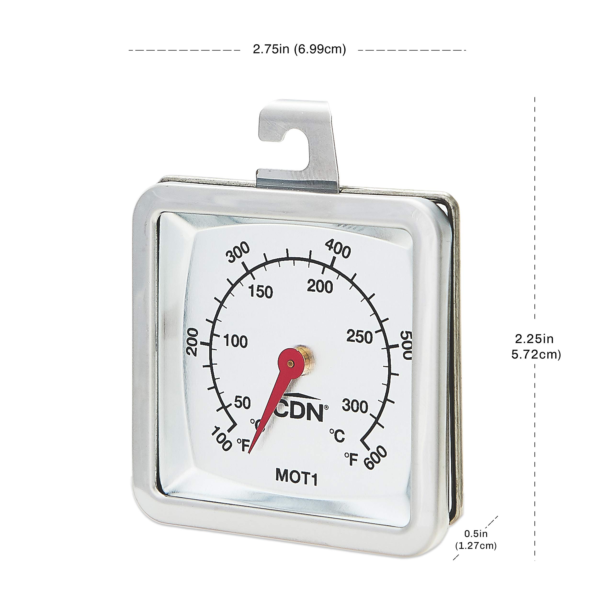 CDN MOT1 Multi-Mount Oven Thermometer - Accurate Digital Cooking Thermometer for Baking, Grilling & Roasting - Perfect for Kitchen, BBQ & Outdoor Cooking
