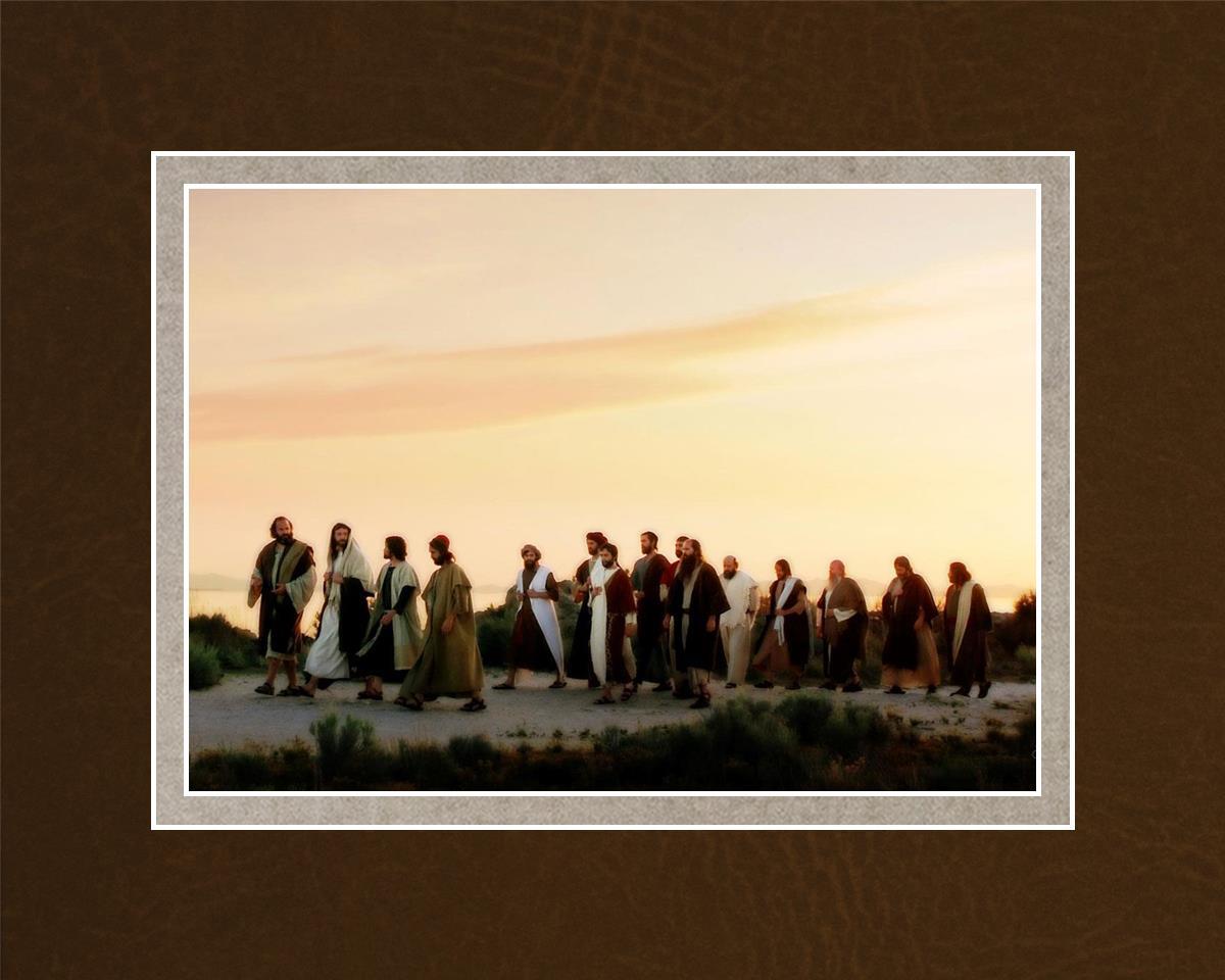 Follow Him - Christian Bible Verse Wall Art for Home & Church Decor - Perfect for Living Room, Bedroom, and Sunday School Inspirational Decorations
