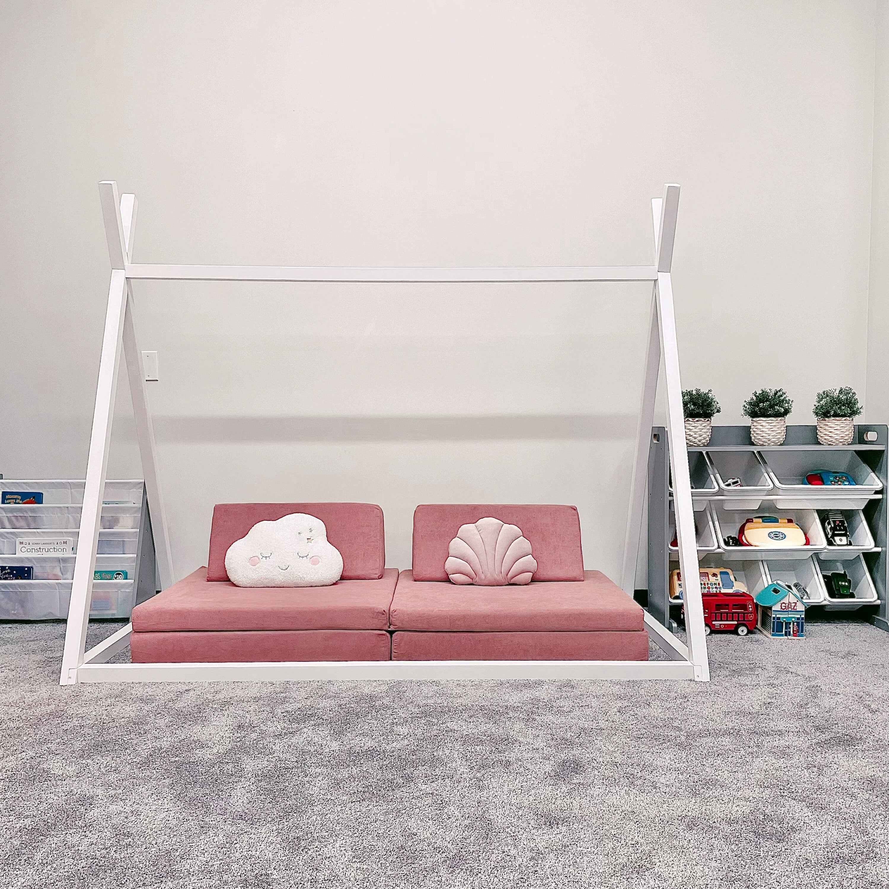 Modular Play Sofa for Kids - Soft & Safe Children's Play Couch - Perfect for Playrooms, Daycare & Indoor Play Areas