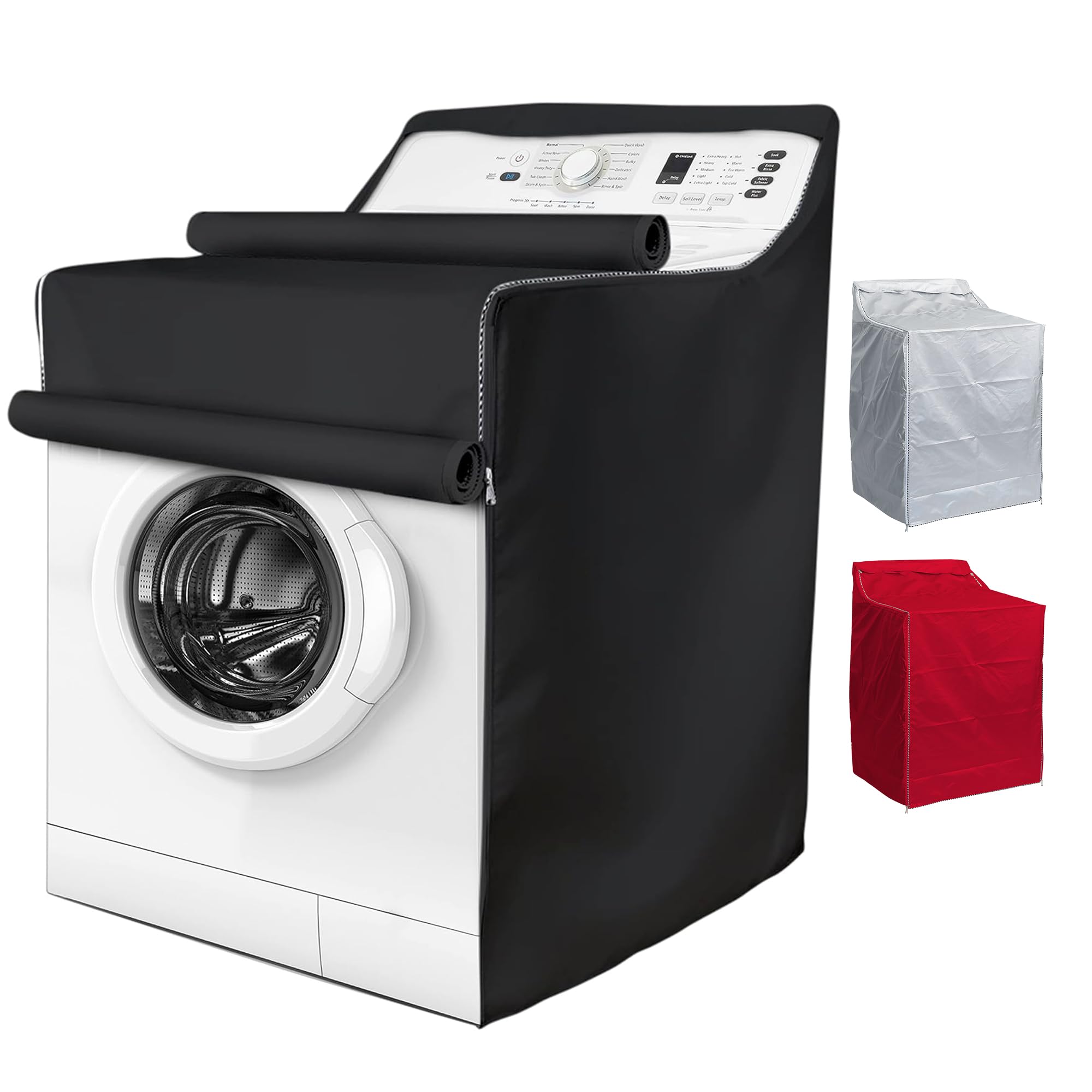 Premium Waterproof Washing Machine Cover for Top-Load & Front-Load Washer Dryer - Heavy Duty Outdoor Protection (29
