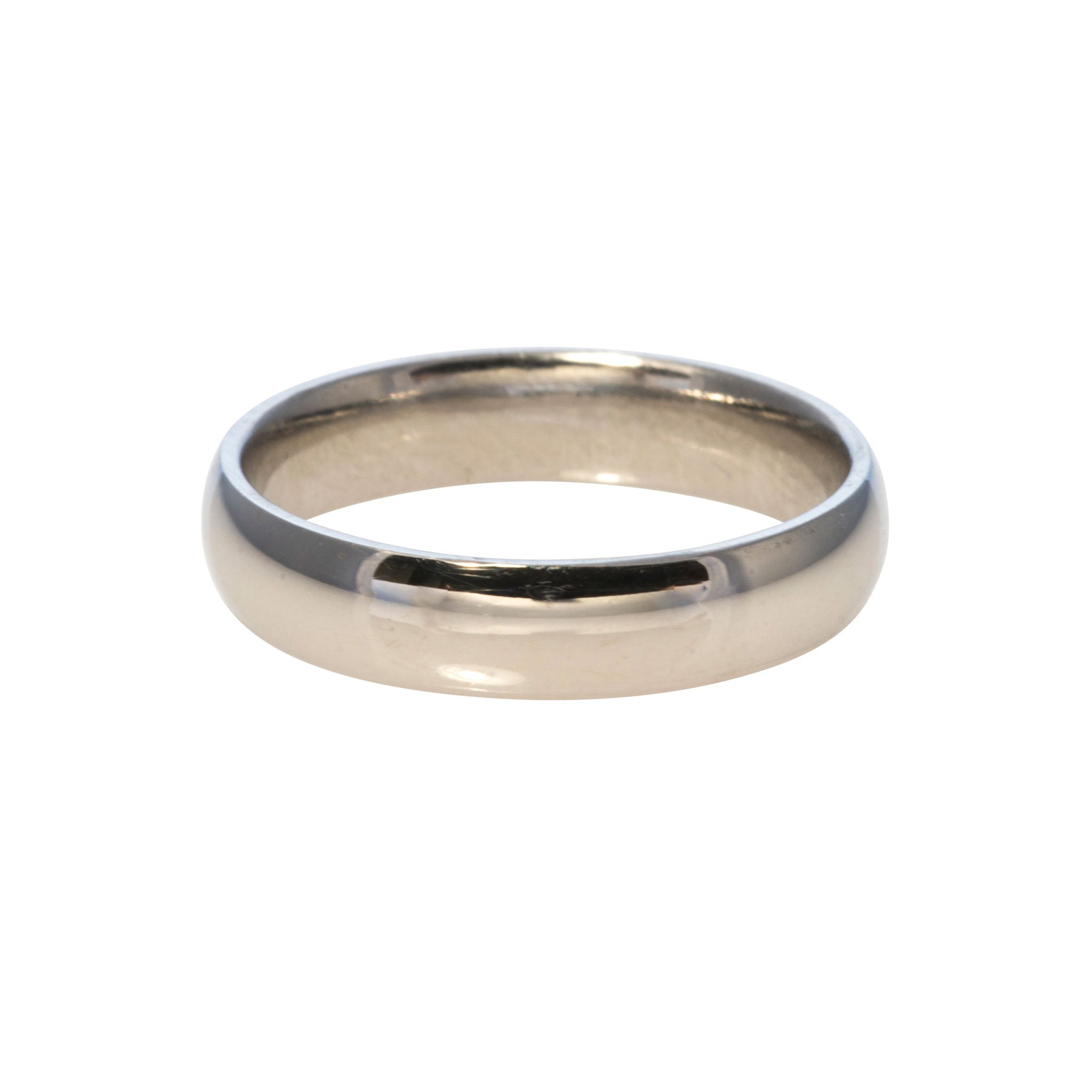 Platinum Comfort Fit Wedding Band for Men - 5mm Classic Wedding Ring for Him - Perfect for Engagements, Anniversaries & Everyday Wear