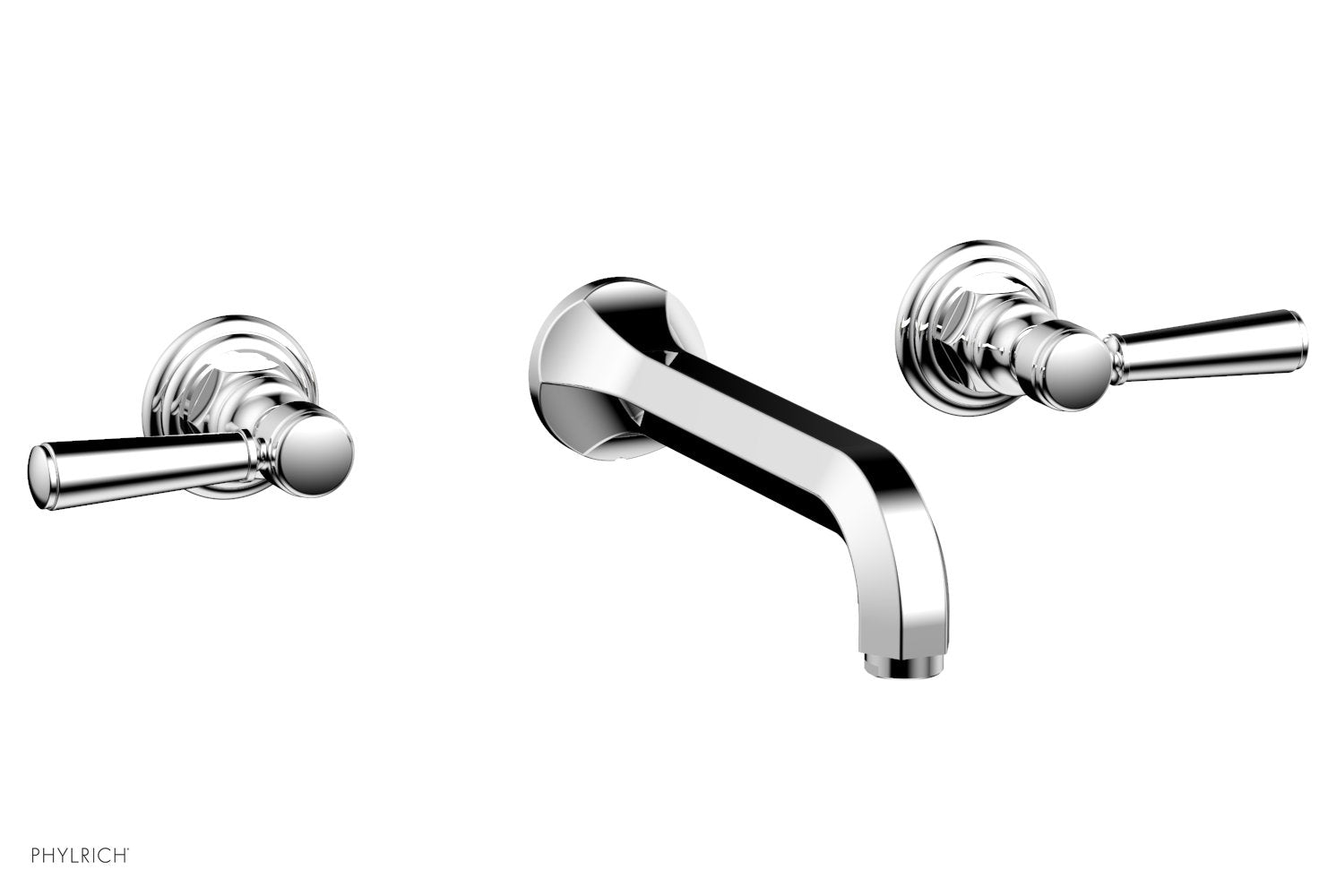 HEX TRADITIONAL Wall Mounted Lavatory Sink Set 500 12 - Perfect for Bathroom, Powder Room, and Guest Bath Renovations