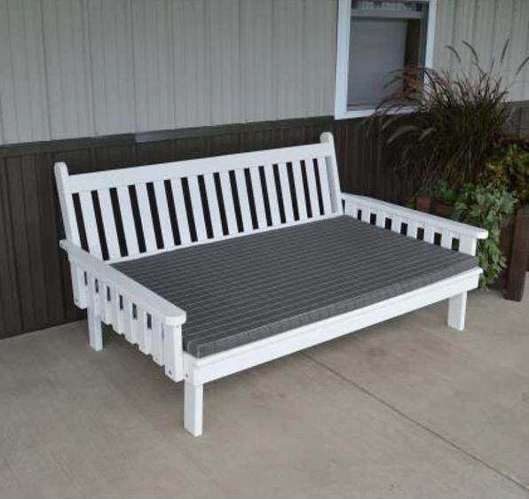 Yellow Pine Traditional English Daybed by A&L Furniture - Rustic Bedroom & Living Room Accent Piece for Cozy Home Decor