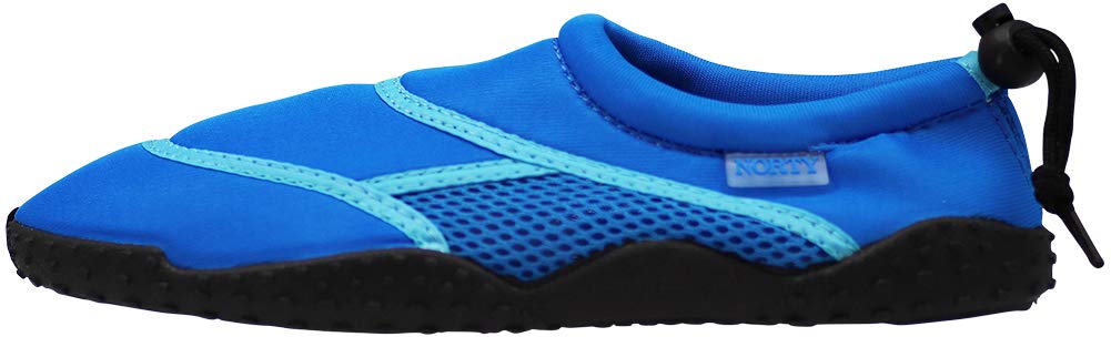 NORTY Men's Aqua Water Shoes for Swimming, Beach & Sports - Lightweight Slip-On Quick Dry Shoes - Runs Small (Ideal for Pool, Surfing, Yoga & Outdoor Activities)