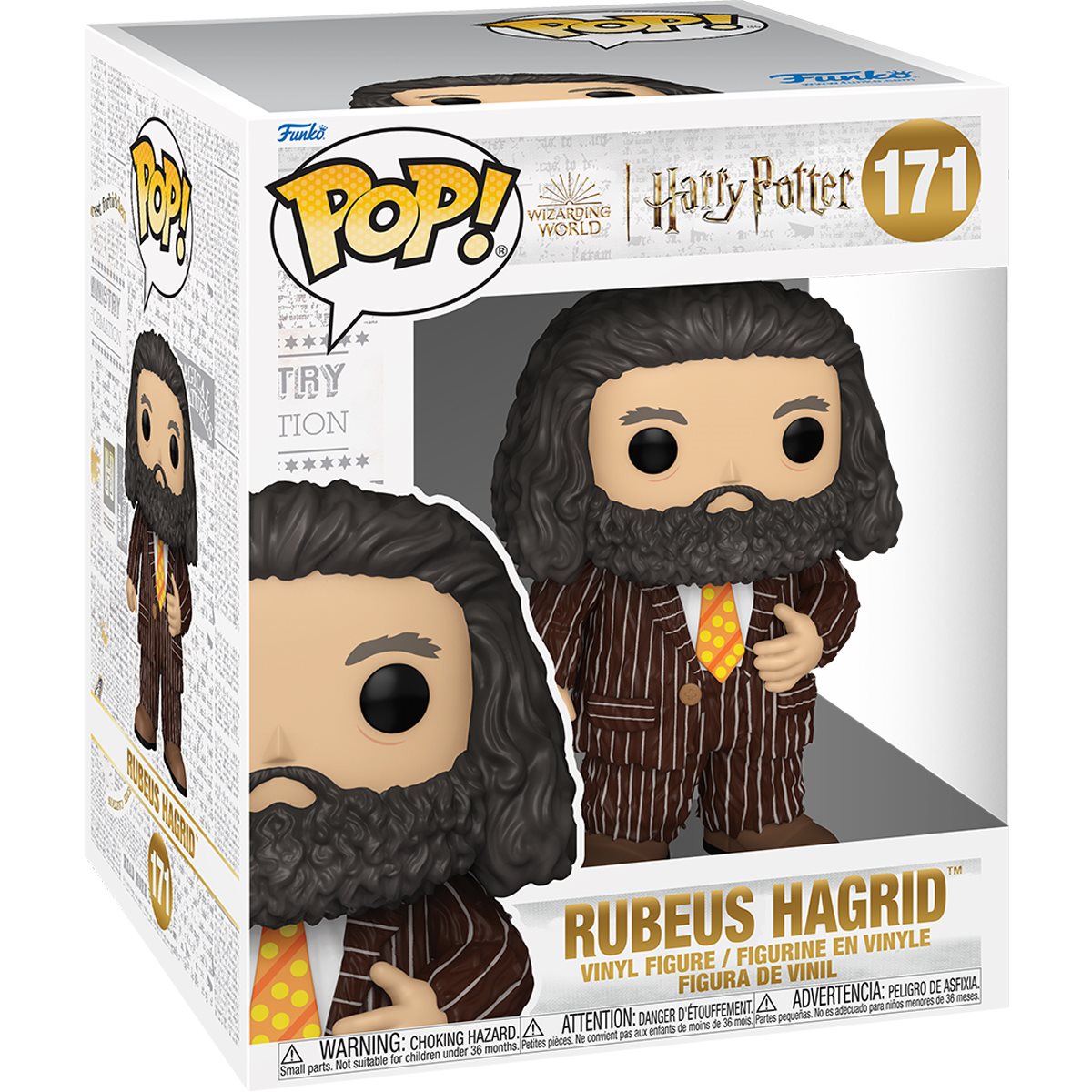 Harry Potter Rubeus Hagrid Animal Pelt Outfit Funko Pop! Vinyl Figure #171 - Collectible Toy for Harry Potter Fans, Home Decor & Gift Idea