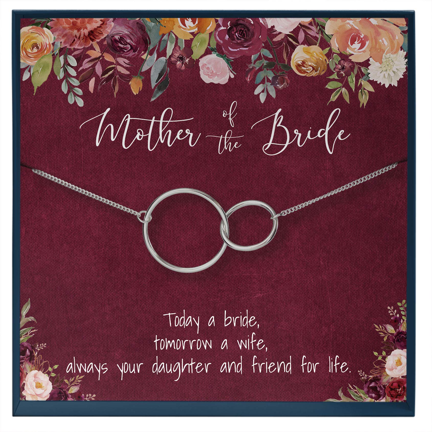 Elegant Mother of the Bride Necklace - Heartfelt Wedding Gift from Daughter | Perfect for Ceremonies, Receptions & Special Occasions