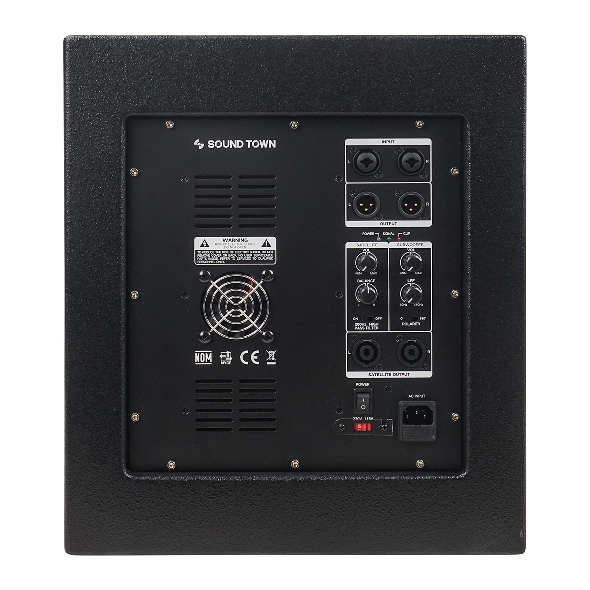 Sound Town 800W 12