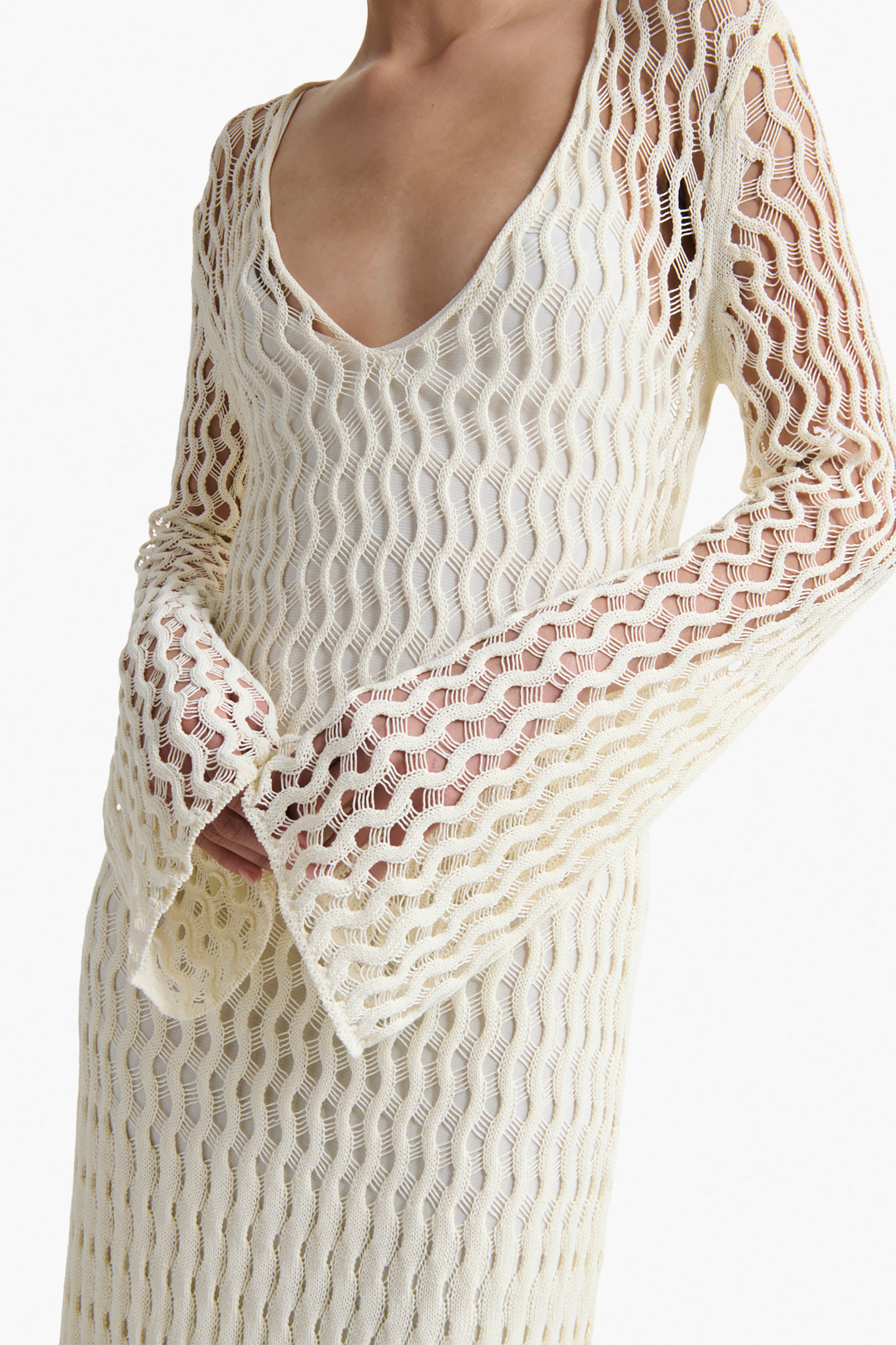Elegant Ivory Jemmy Dress for Women - Perfect for Weddings, Parties & Special Occasions