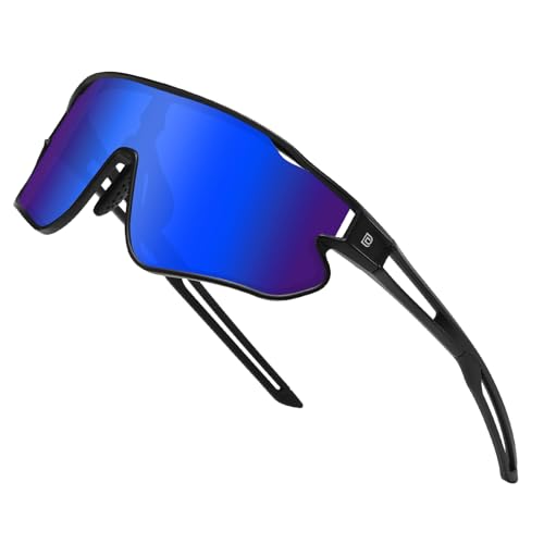 Black Frame Revo Blue Lens