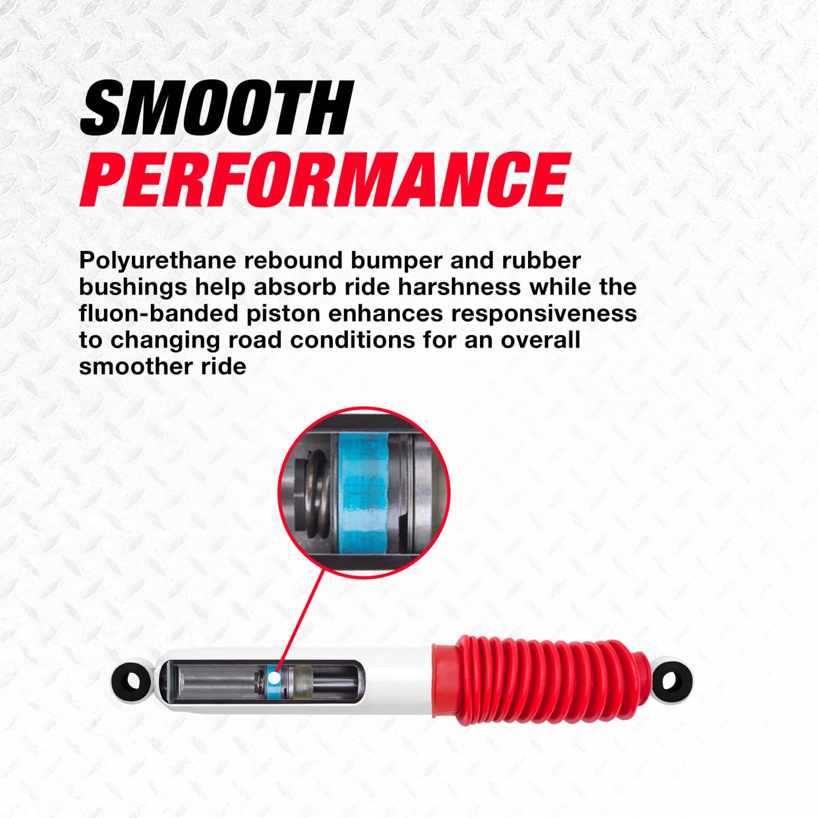 Rancho RS5000X Gas Shocks Set for 2013-2014 Dodge Ram 3500 4WD RWD - Heavy Duty Suspension Upgrade for Off-Roading, Towing & Improved Ride Comfort