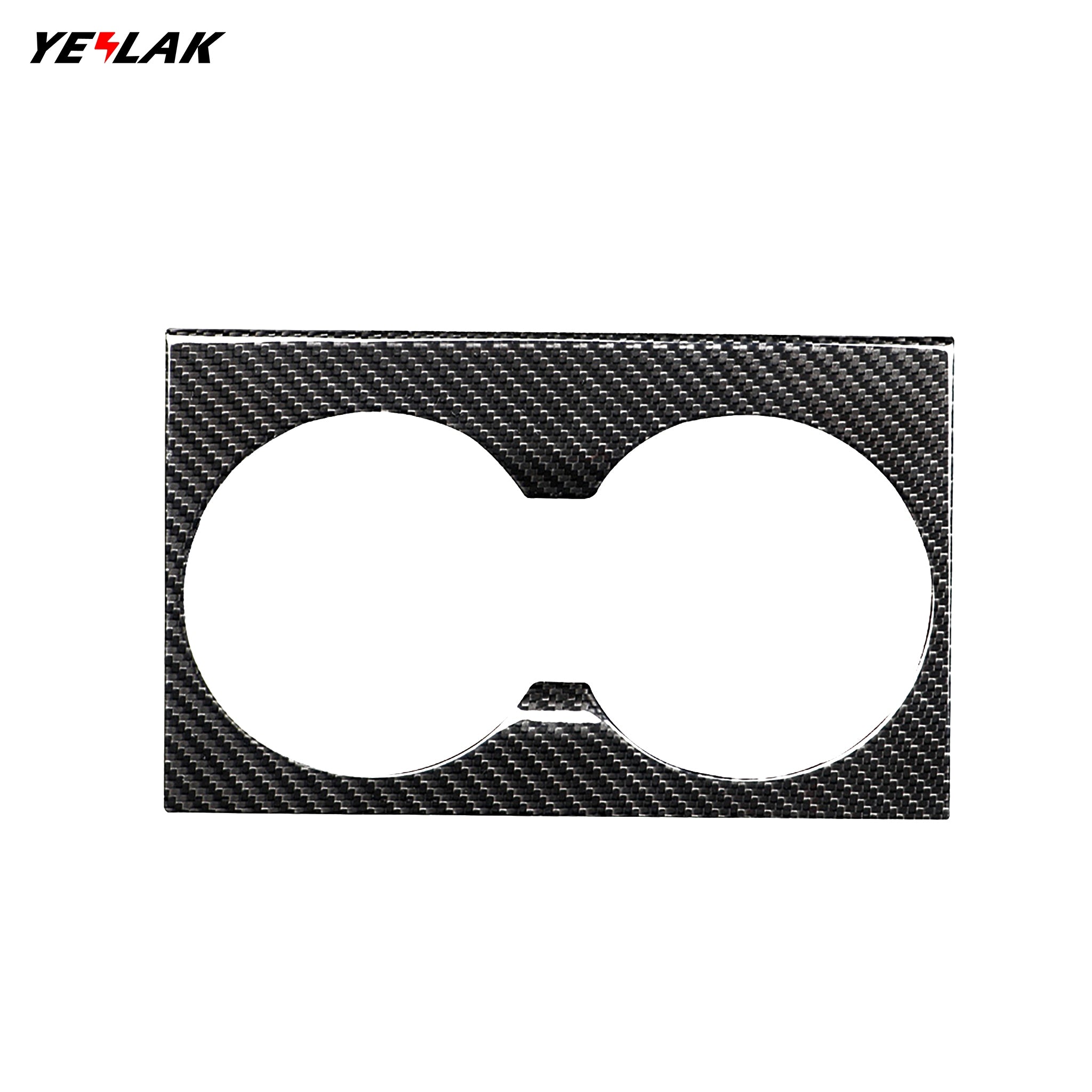 Premium Real Carbon Fiber Cup Holder Cover for 2025+ Tesla Model Y Juniper - Sleek Interior Upgrade Accessory | Perfect for Car Enthusiasts & Luxury Vehicle Customization