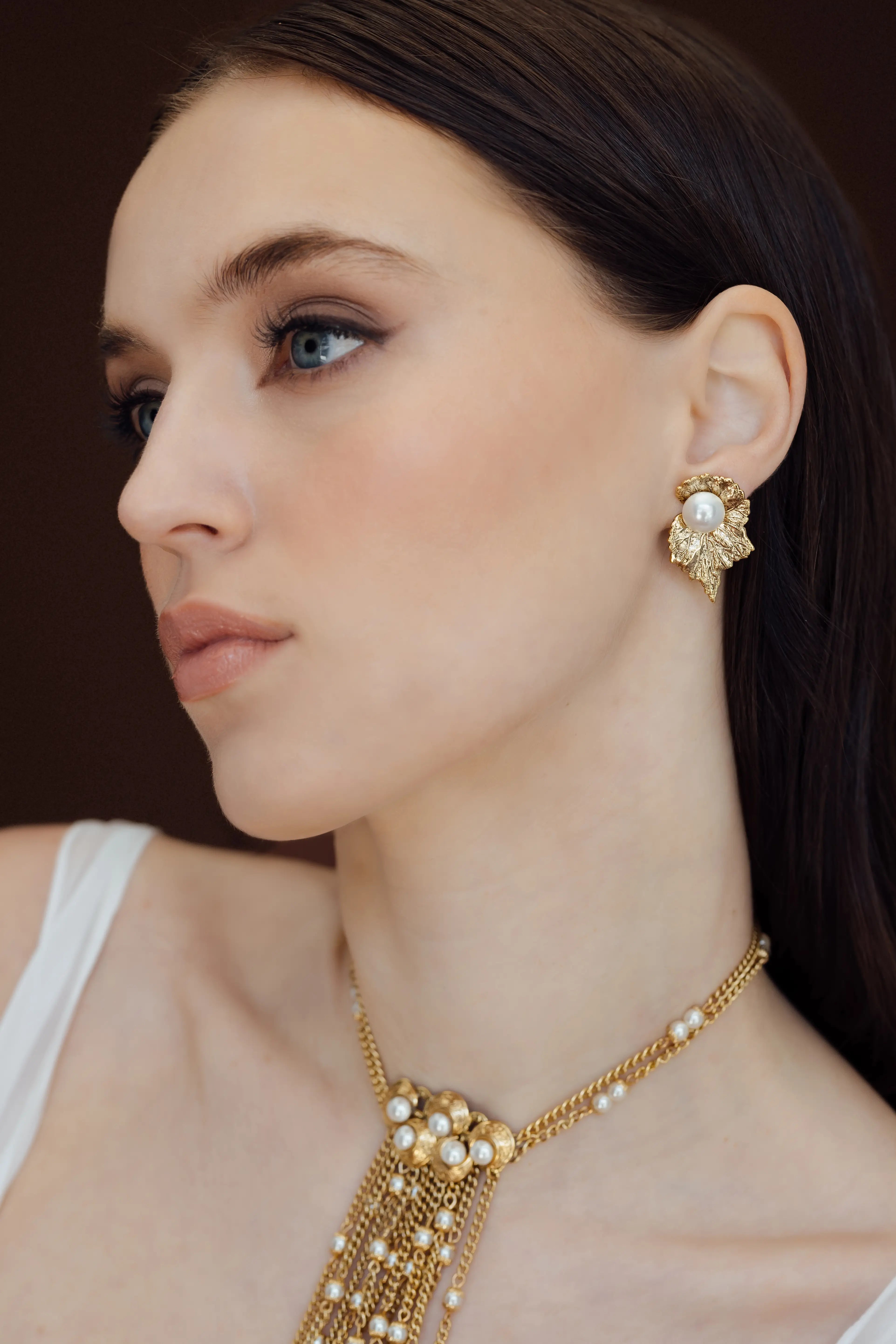 Florentine Muse Earrings - Elegant Vintage-Inspired Dangle Earrings for Women | Perfect for Weddings, Parties & Special Occasions