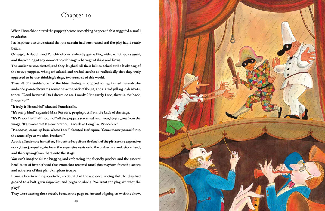 Pinocchio Illustrated Book - Classic Children's Fairy Tale Storybook | Perfect for Bedtime Reading, Gifts & Kids' Book Collections