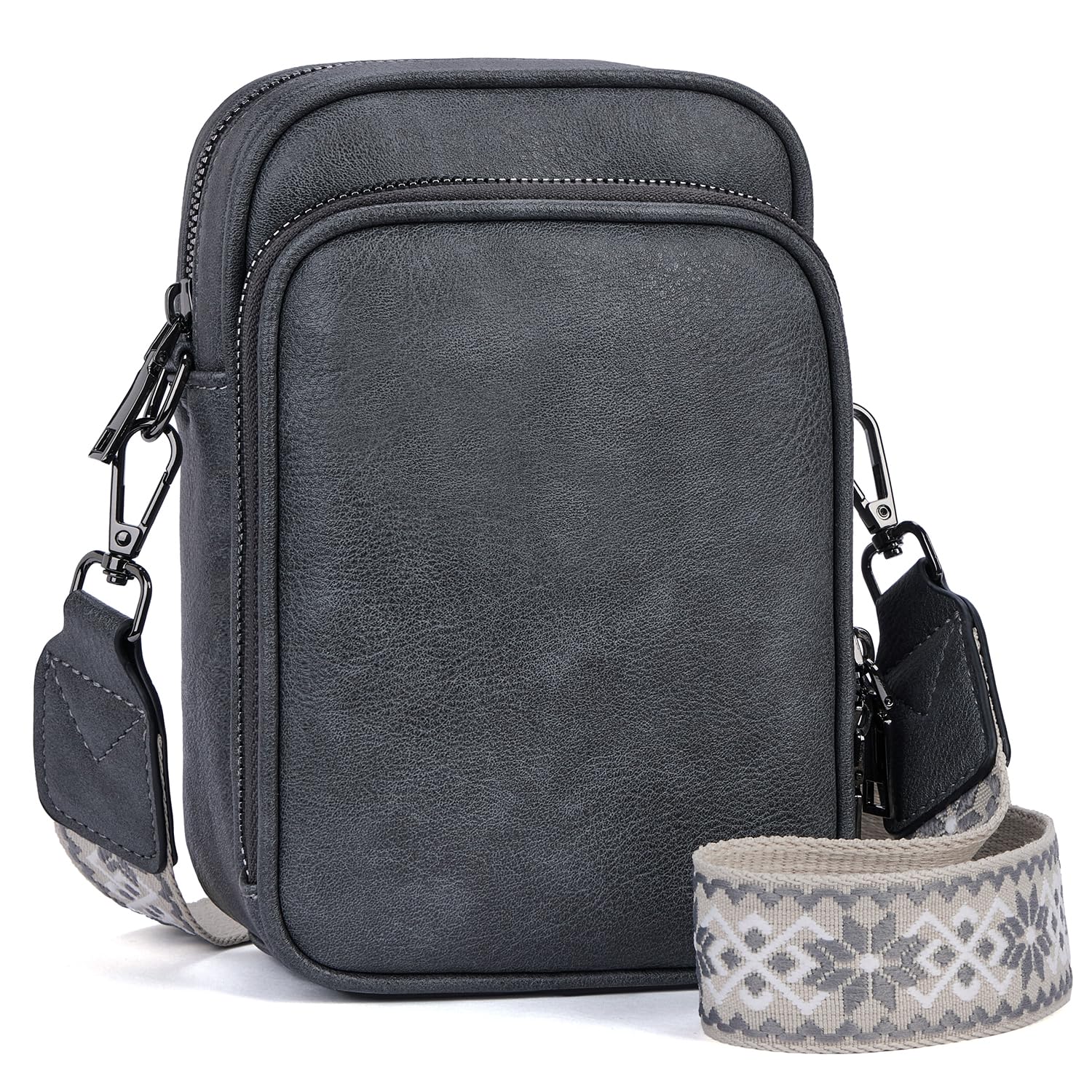Trendy Vegan Leather Crossbody Bag for Women - Small Cell Phone Purse with Built-in Wallet | Perfect for Everyday Use, Travel & Shopping
