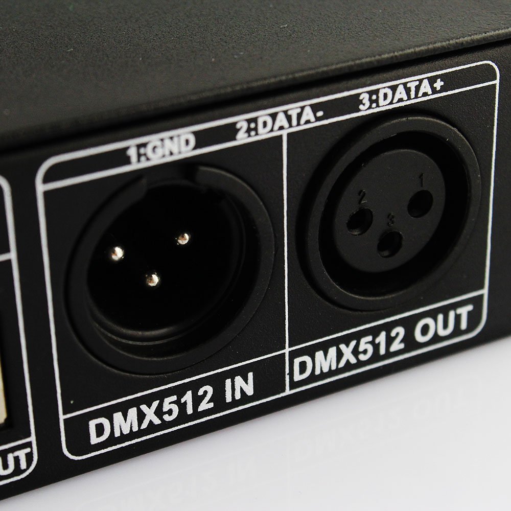 DMX 512 Controller for RGB LED Strip Lights - 5050/3528 LED Decoder DMX512 | Perfect for Stage Lighting, Home Theater & Architectural Lighting